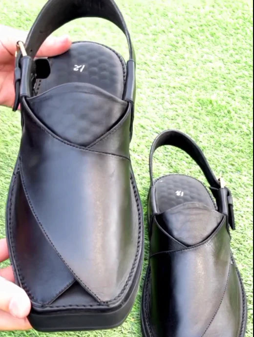 Captaan Chappal 100% Pure Leather Handmade, Made in Pakistan