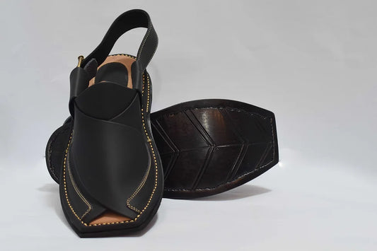 Zalmi Black Chappal